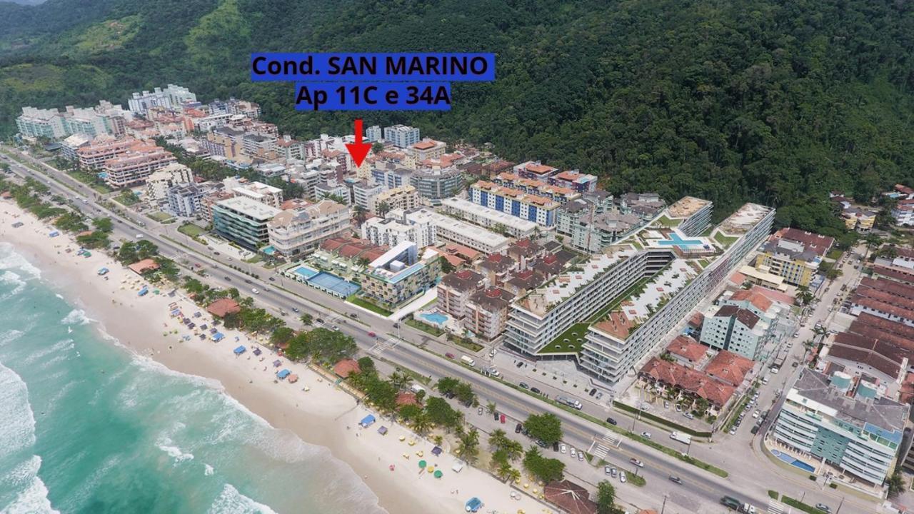 Praia Grande - Ubatuba- Parte Nobre - Ap 34A No Cond San Marino Экстерьер фото